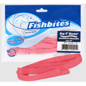 FISHBITES Carnada BAG O´WORMS Bloodworm 2 Tiras