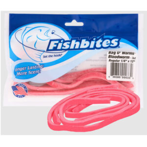 FISHBITES Carnada BAG O´WORMS Bloodworm 3 Tiras