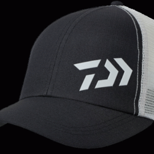 DAIWA Gorra de media malla con logotipo 3D,