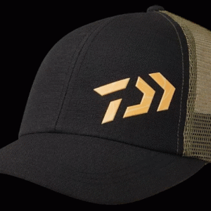 DAIWA Gorra de media malla con logotipo 3D,