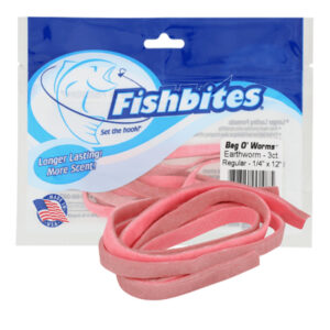FISHBITES Carnada BAG O´WORMS Earthworm 3 Tiras