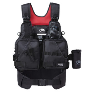 PROX Chaleco con Soporte Lumbar PX313SPKR Rojo