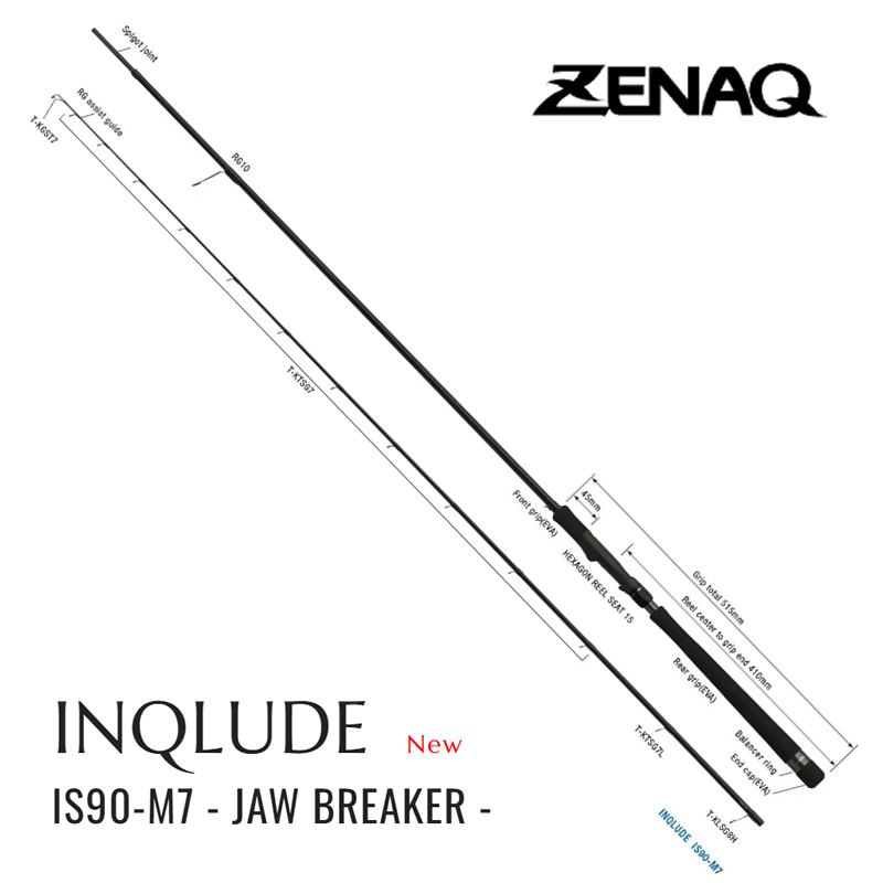 ZENAQ Caña INQLUDE IS90-M7 - JAW BREAKER