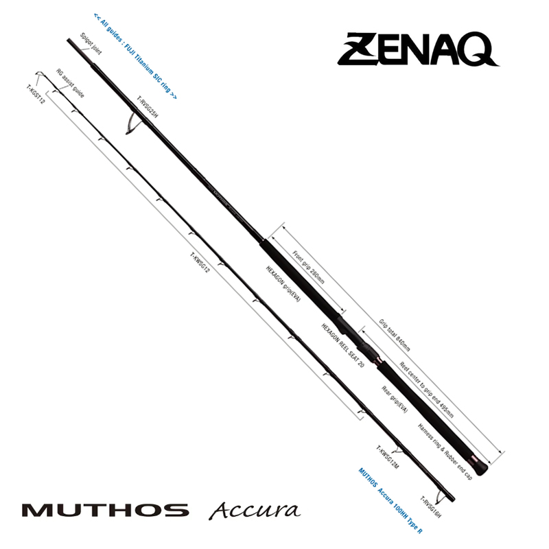 ZENAQ Caña Muthos Accura 100HH Type R - Imagen 2