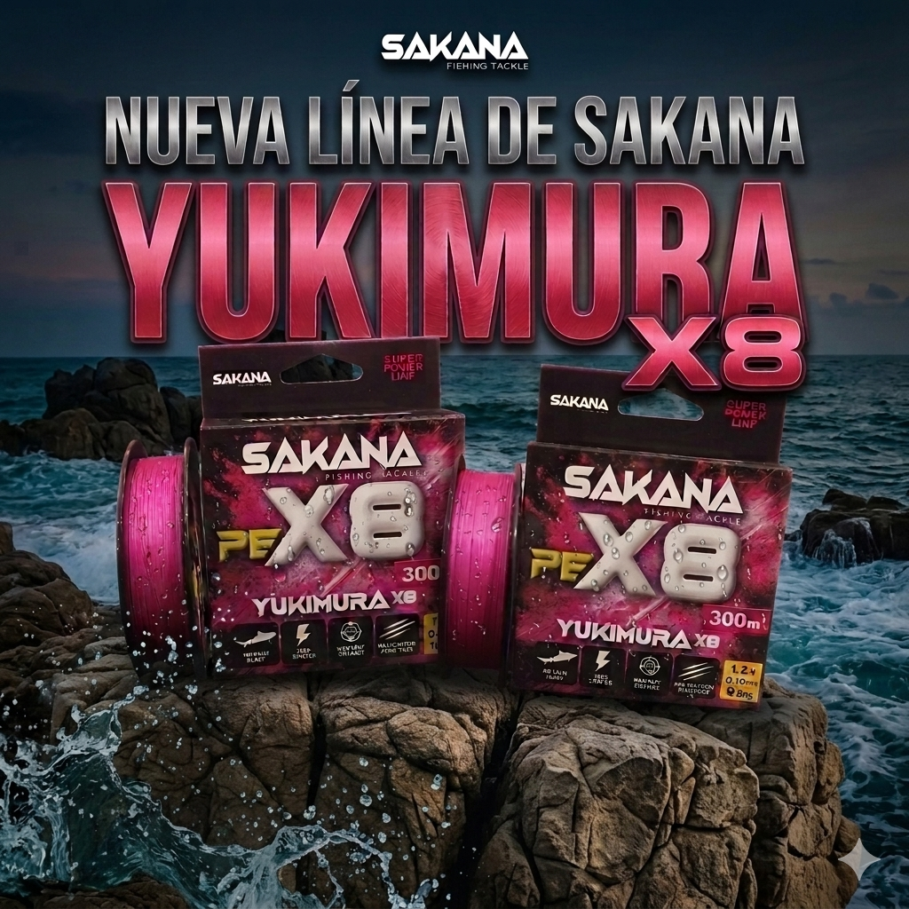 Multifilamento SAKANA Yukimura X8