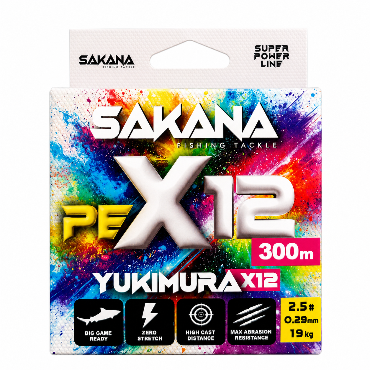 Multifilamento Sakana Yukimura X12 Multicolor - Imagen 3