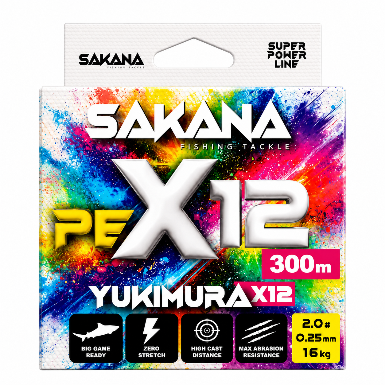 Multifilamento Sakana Yukimura X12 Multicolor - Imagen 2