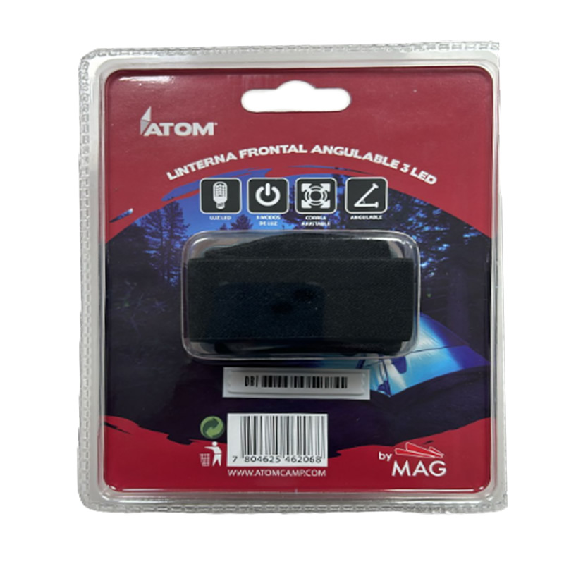 ATOM LINTERNA FRONTAL 120 Lúmenes - Imagen 2