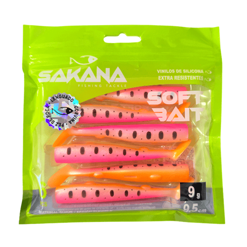 SAKANA Vinilos SOFT BAIT Bolsa x 6un