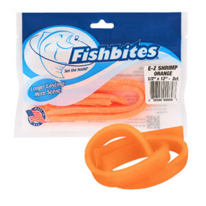 FISHBITES Carnada SHRIMP Longer Lasting E-Z Camarón - Naranjo