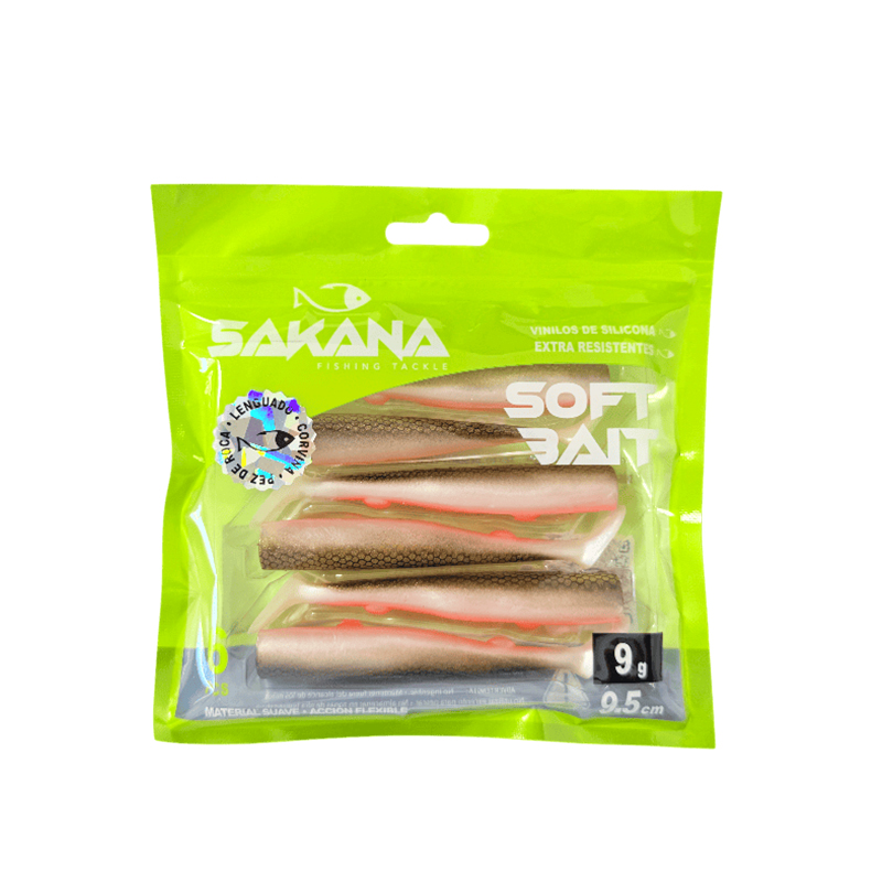 SAKANA Vinilos SOFT BAIT Bolsa x 6un - Imagen 2