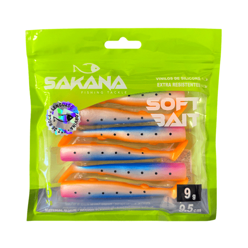 SAKANA Vinilos SOFT BAIT Bolsa x 6un - Imagen 6