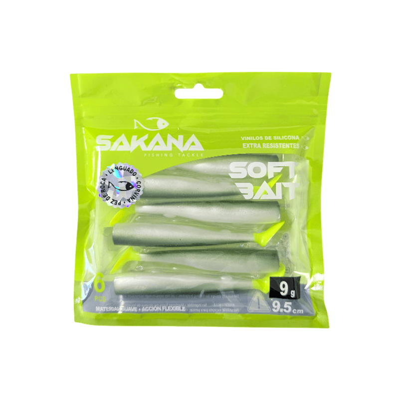 SAKANA Vinilos SOFT BAIT Bolsa x 6un - Imagen 3